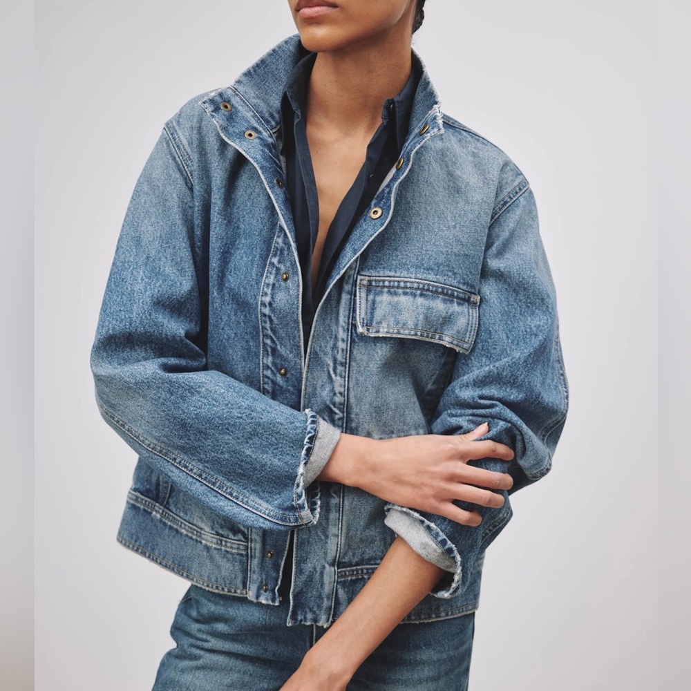 Nili Lotan Marilou Denim Jacket—size Small - Picture 3 of 9